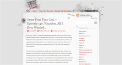 Desktop Screenshot of openyourtoys.com