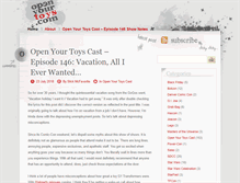 Tablet Screenshot of openyourtoys.com